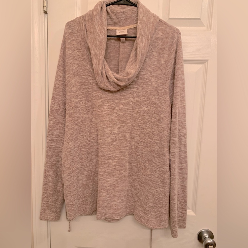 Knox Rose Cowl Neck Soft Cozy Plus Size Womens Shirt